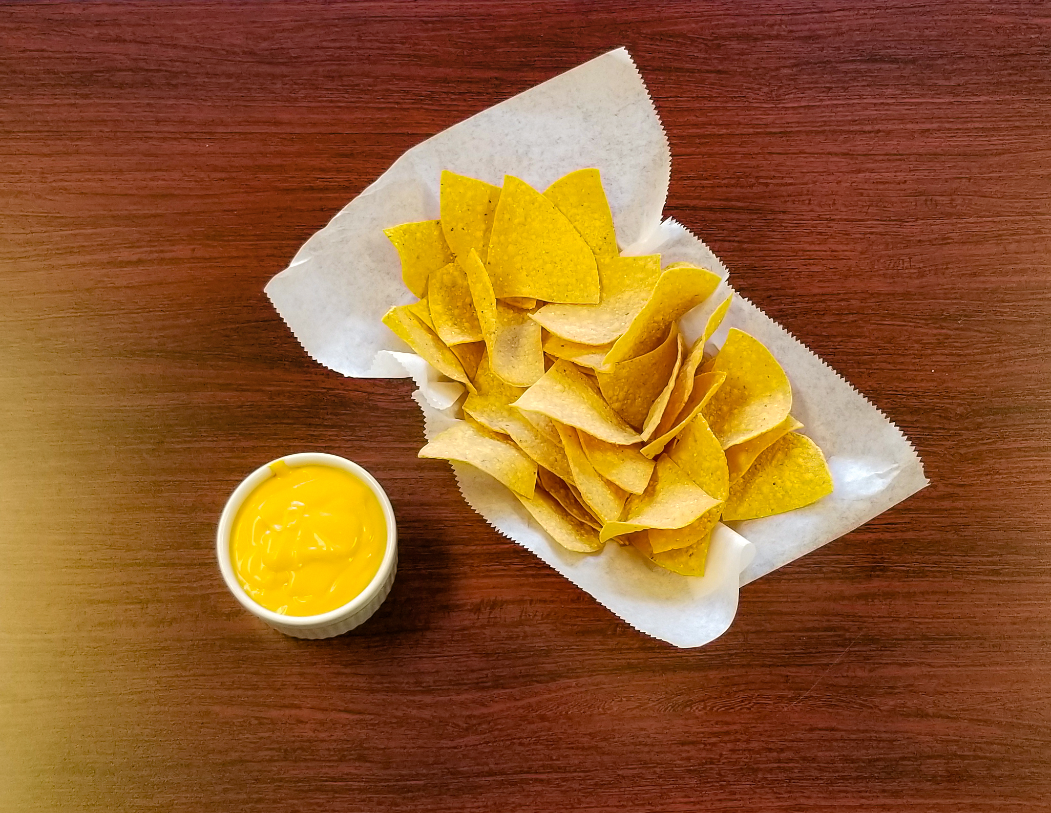 Order CHIPS CON QUESO CHEDDAR / CHIPS WITH CHEDDAR CHEESE food online from Armando Bar & Restaurant store, Bergenfield on bringmethat.com