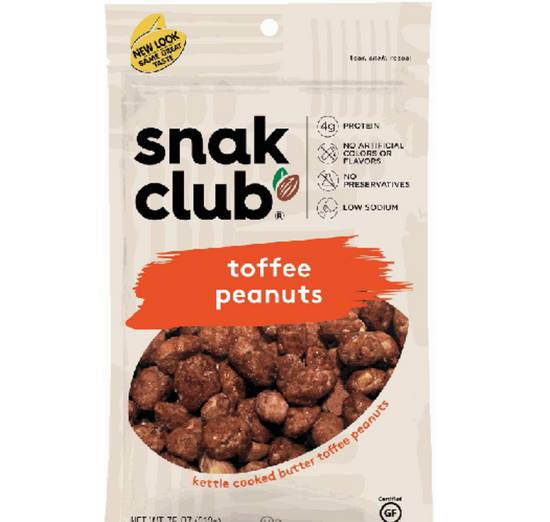 Order Snak Club - Toffee Peanuts food online from IV Deli Mart store, Goleta on bringmethat.com
