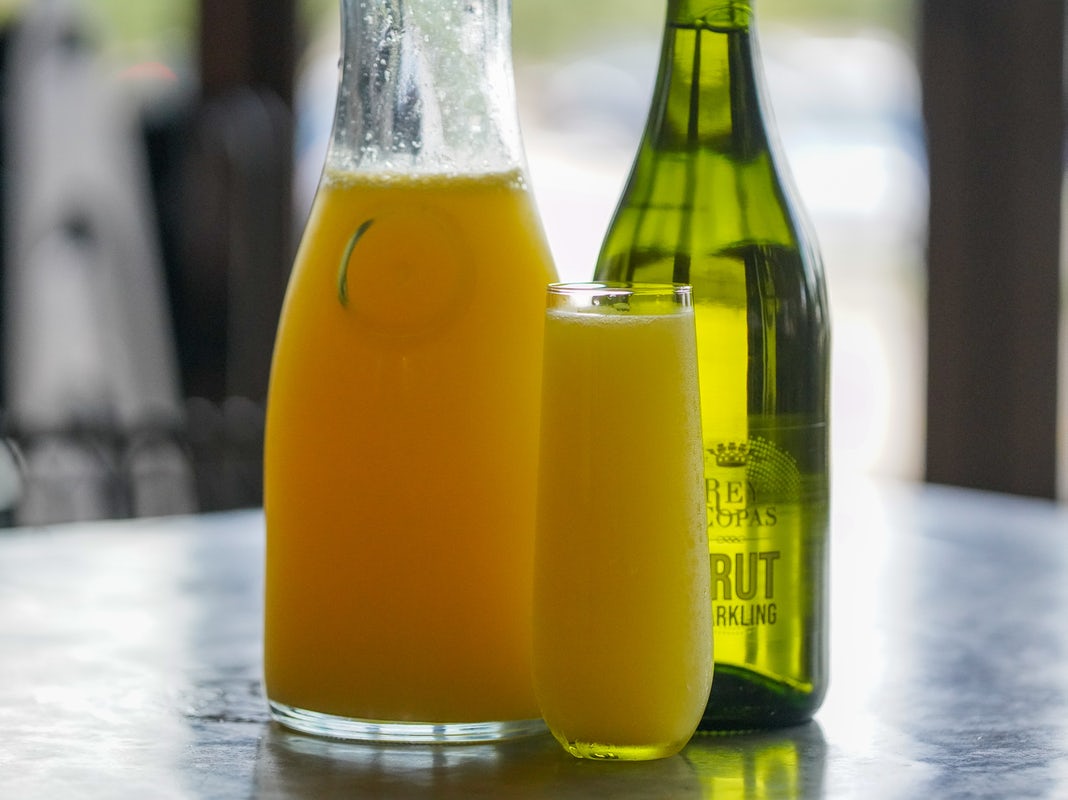 Order Mimosa Carafe food online from Dish Society store, Houston on bringmethat.com