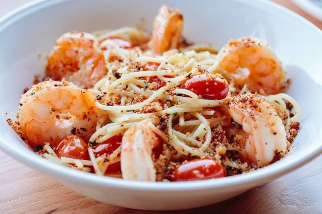 Order Shrimp Scampi food online from 110 Grill store, Nashua on bringmethat.com