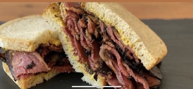 Order Hot Pastrami Sandwich food online from The Bagel Factory store, Pittsburgh on bringmethat.com