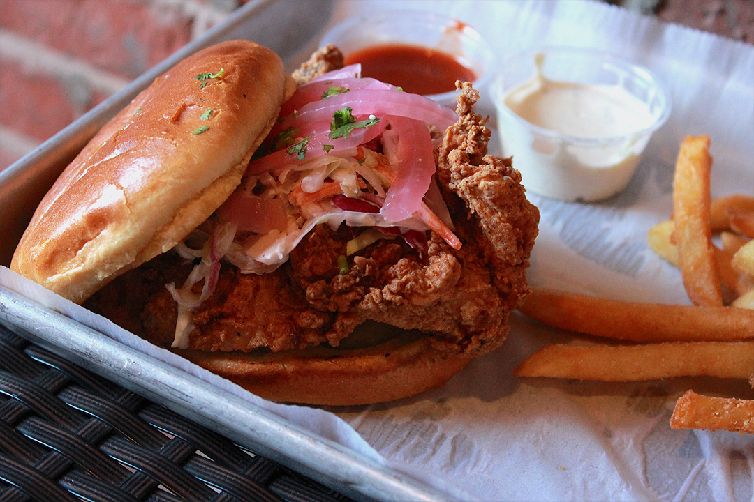 Order NASHVILLE HOT CHICKEN food online from Zorn Brew Works Co. store, Michigan City on bringmethat.com