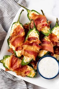 Order Bacon Wrapped Jalapeno food online from The Press store, Hays on bringmethat.com