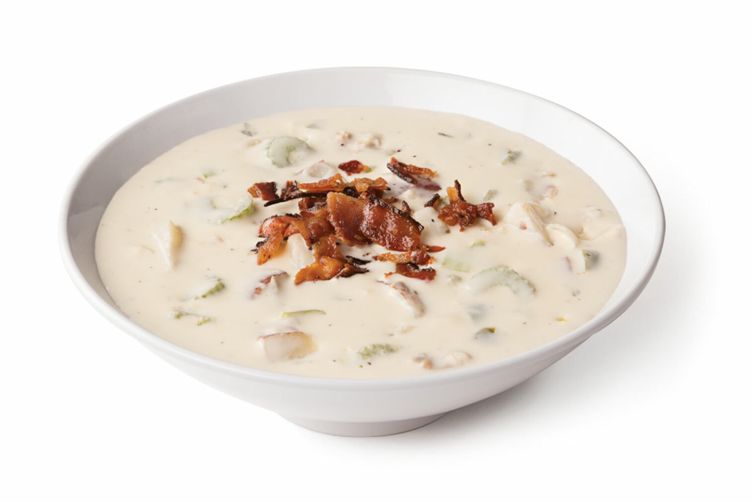 Order New England Clam Chowder Soup food online from Cafe Zupas store, Menomonee Falls on bringmethat.com