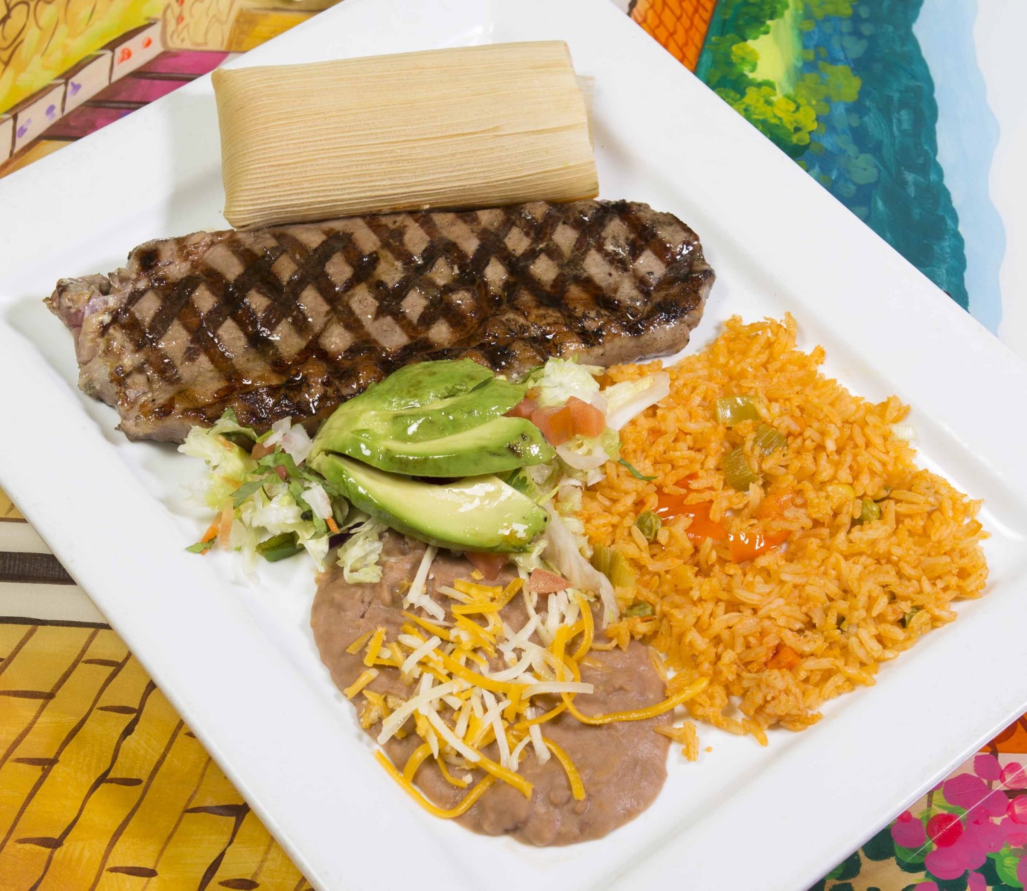 Order New York Steak and Mas food online from Anaya Fresh Mexican Restaurant store, Glendale on bringmethat.com