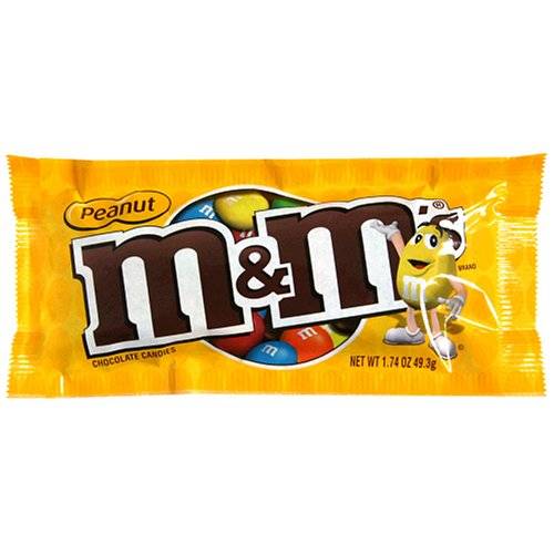 Order M&Ms Peanut Milk Chocolate Candy Single Size food online from Fastbreak Convenience Store store, Jackson County on bringmethat.com