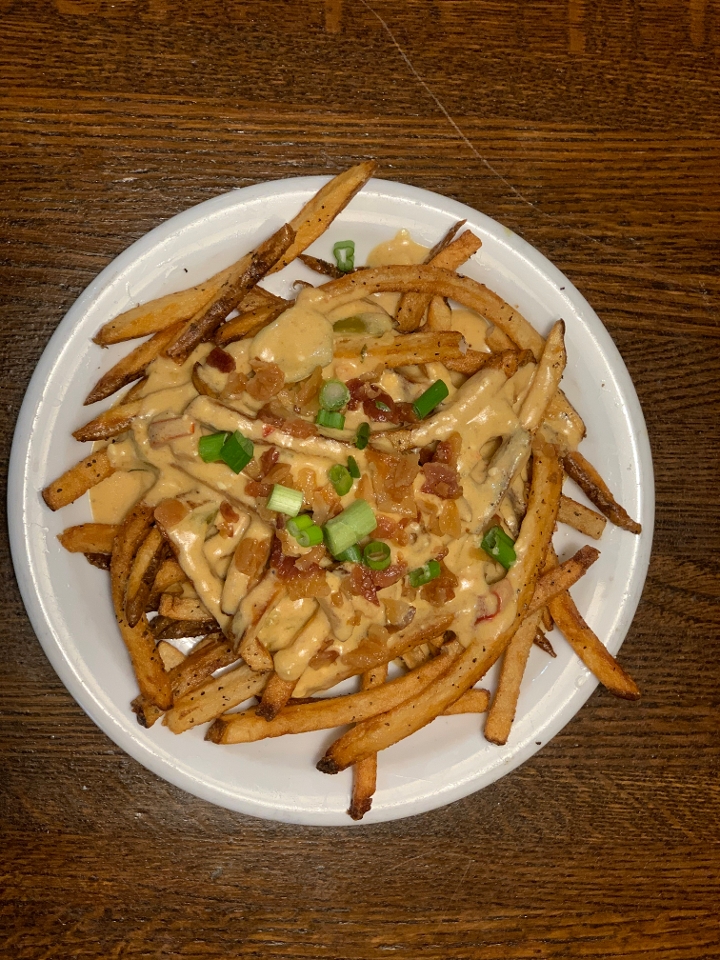 Order Nacho Cheese Fries food online from Smoking Pig BBQ store, Fremont on bringmethat.com