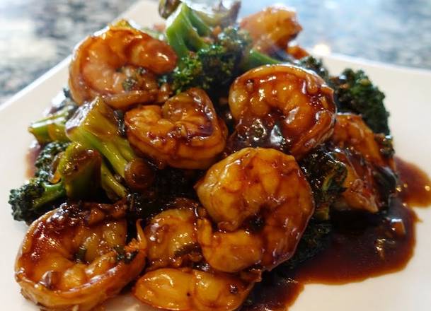 Order Shrimp & Broccoli  芥兰蝦 food online from Bamboo Garden store, Savannah on bringmethat.com