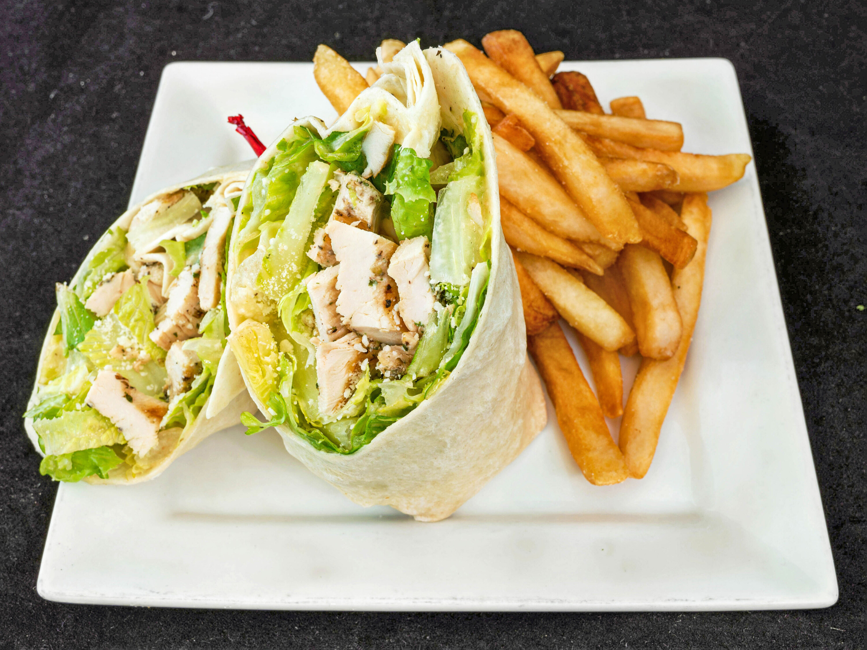 Order Chicken Caesar Wrap food online from Bravo NY Pizza store, New Milford on bringmethat.com