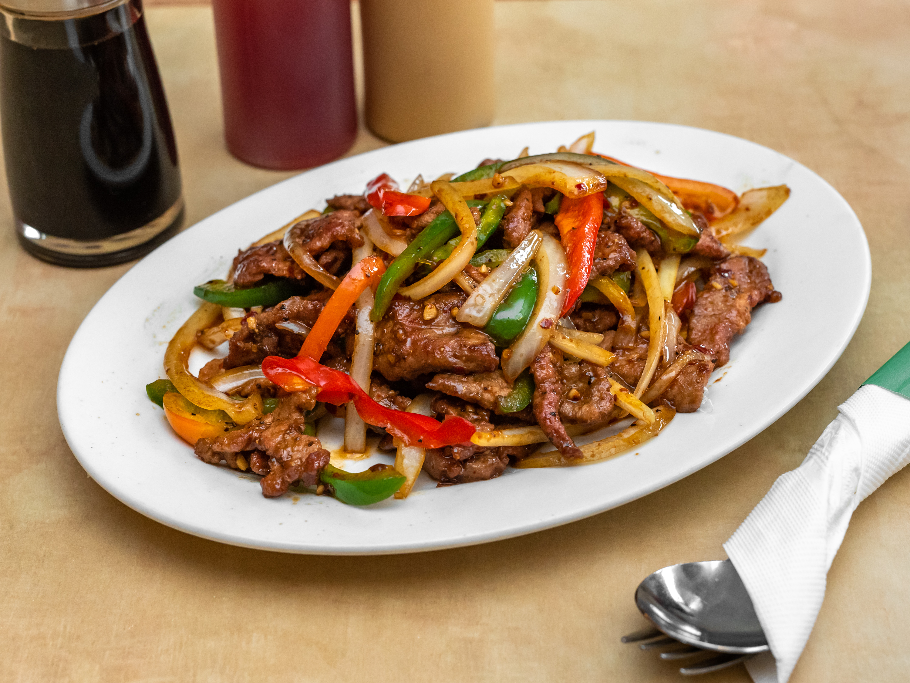 Order Mongolian Beef food online from Panda Garden Restaurant store, Thornton on bringmethat.com