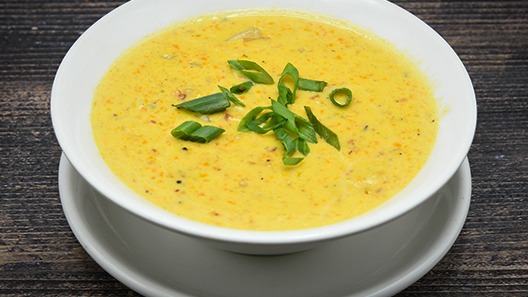 Order Baked Potato Soup food online from Saltgrass Steak House store, Mesquite on bringmethat.com