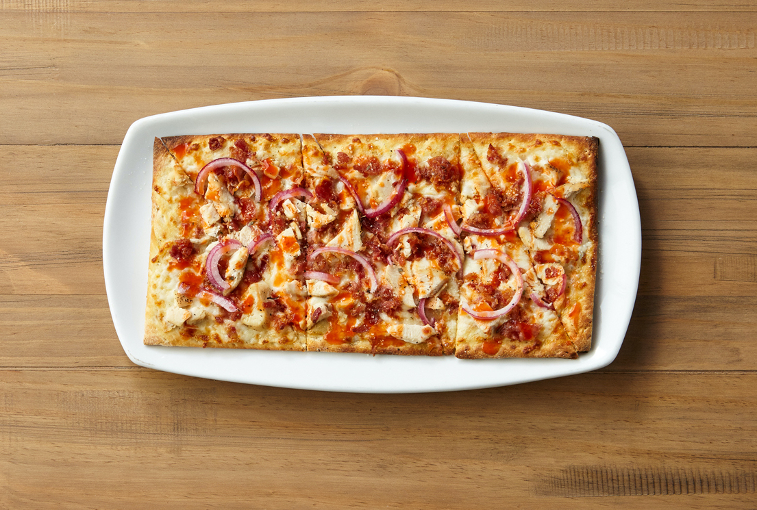 Order Buffalo Chicken Flatbread food online from Johnnys New York Style Pizza store, Peachtree City on bringmethat.com