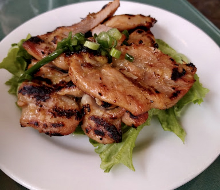 Order 2 pieces of Grilled Pork chop (2 Miếng sườn nướng) food online from Hello Saigon store, New York on bringmethat.com