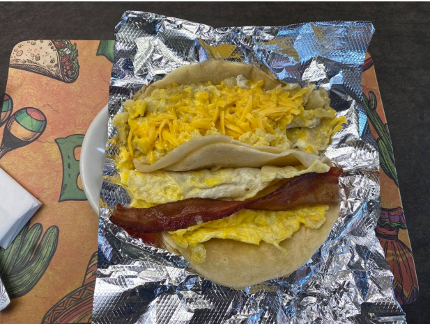 Order Breakfast Taco with Eggs and No Meat food online from Recuerdos store, Round Rock on bringmethat.com