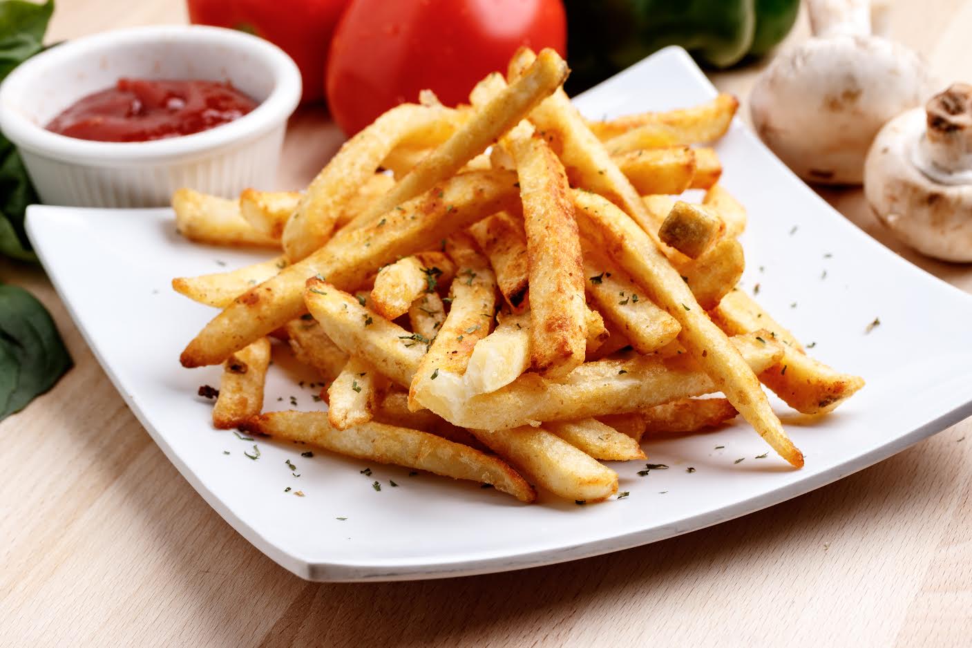 Order Oven Baked Fries food online from Pizza Lounge store, Houston on bringmethat.com