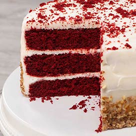 Order Red Velvet Layer Cake food online from Savannah Candy Kitchen store, Atlanta on bringmethat.com