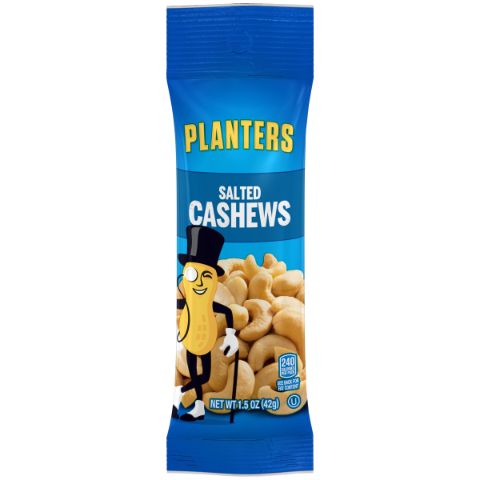 Order Planters Salted Cashews Nuts 1.5oz food online from 7-Eleven store, Northlake on bringmethat.com