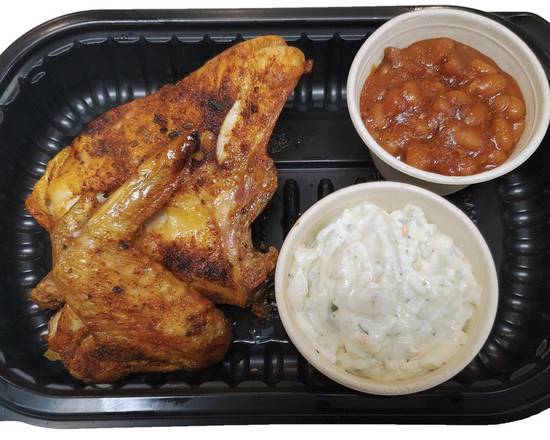 Order 2 piece Baked Chicken Breast & Wing Meal food online from Save Mart Supermarket store, Sonora on bringmethat.com