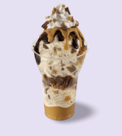 Order Reese's Peanut Butter Cup Layered Sundae food online from Baskin-Robbins store, Northbrook on bringmethat.com
