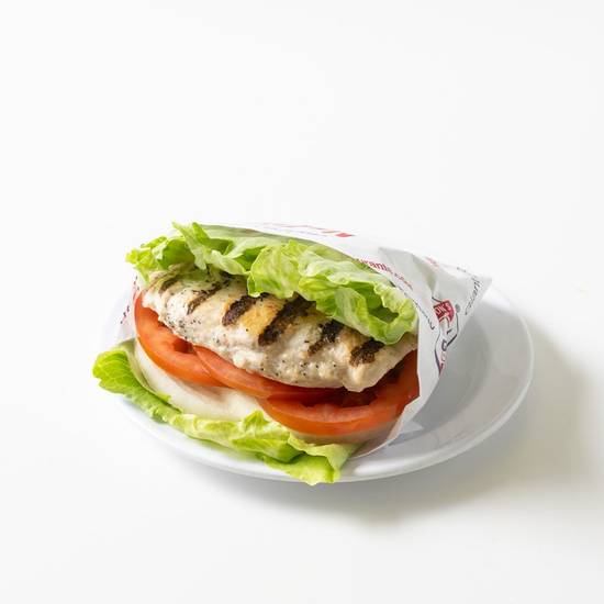Order LETTUCE CHICKEN WRAP food online from Nation Giant Hamburgers store, Alameda on bringmethat.com