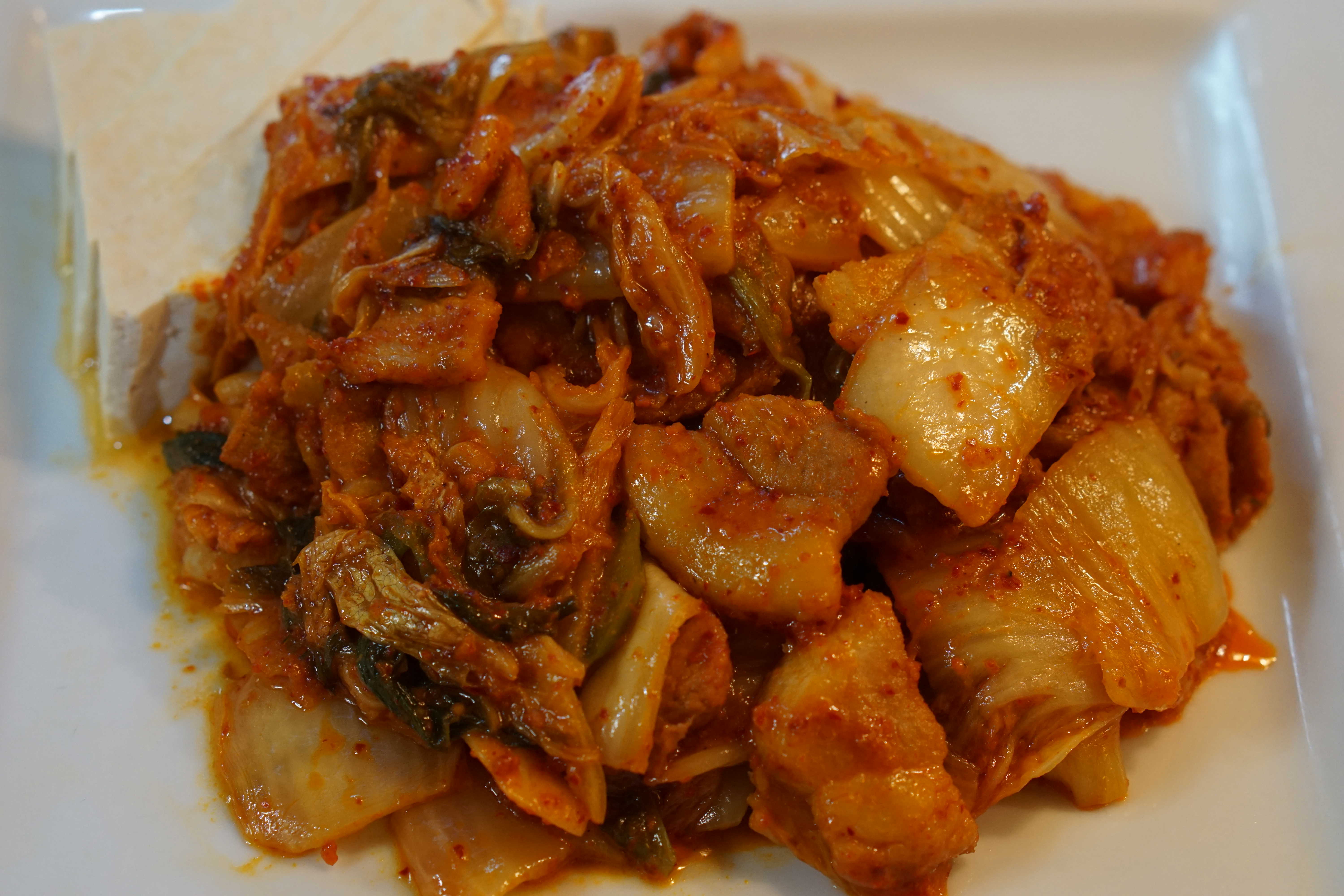 Order E14. Kimchi Spicy Pork Bulgogi food online from Mg Tofu House store, Los Angeles on bringmethat.com