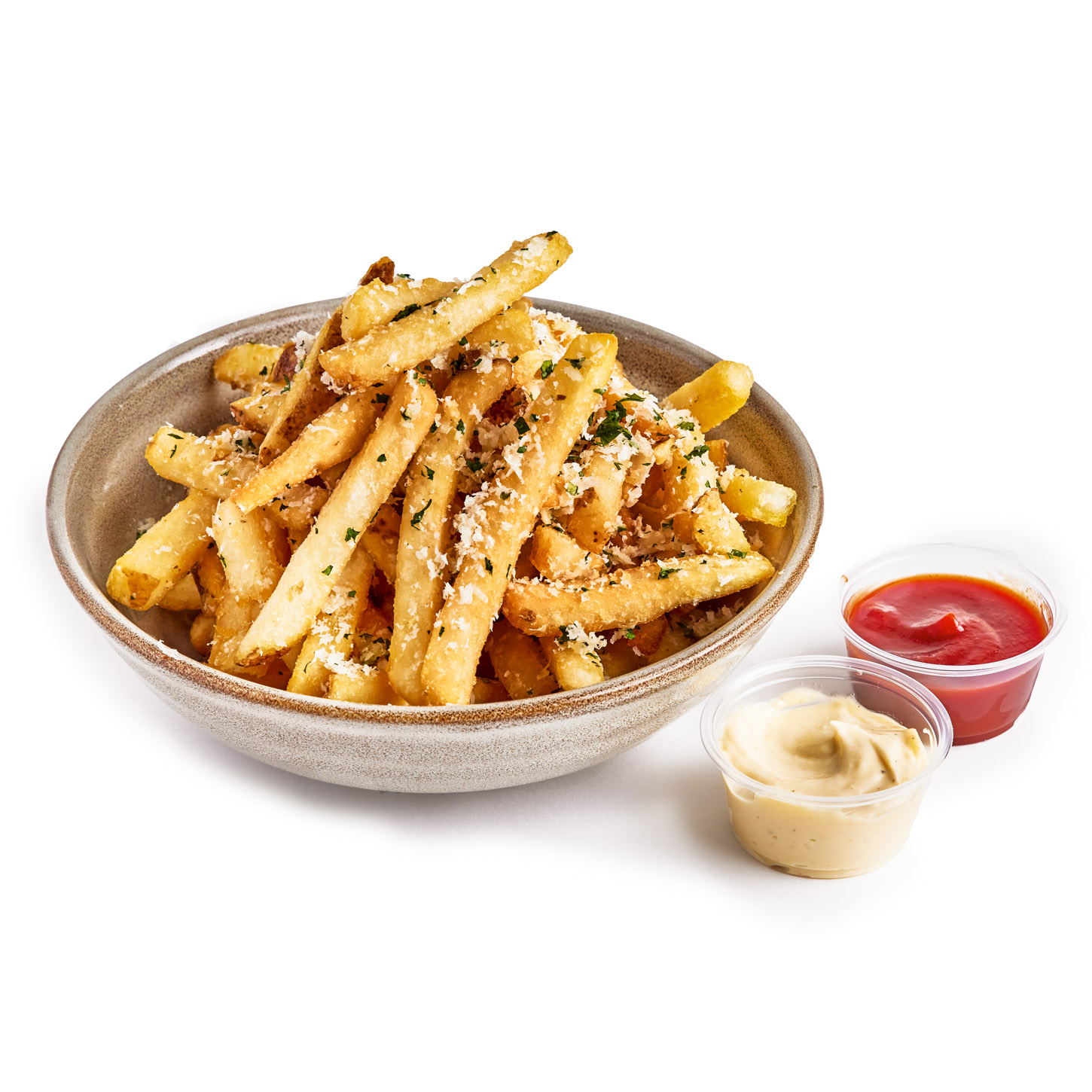 Order Truffle Fries food online from Steins Beer Garden & Restaurant store, Mountain View on bringmethat.com