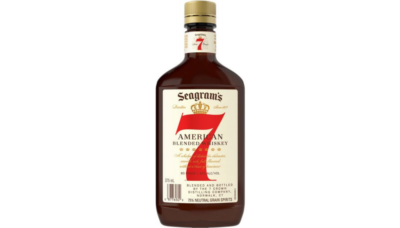 Order Seagram's 7 Crown Blended American Whiskey 375mL food online from Village Liquor store, Lancaster on bringmethat.com