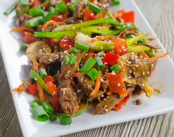Order Szechuan Beef food online from East China store, Aurora on bringmethat.com