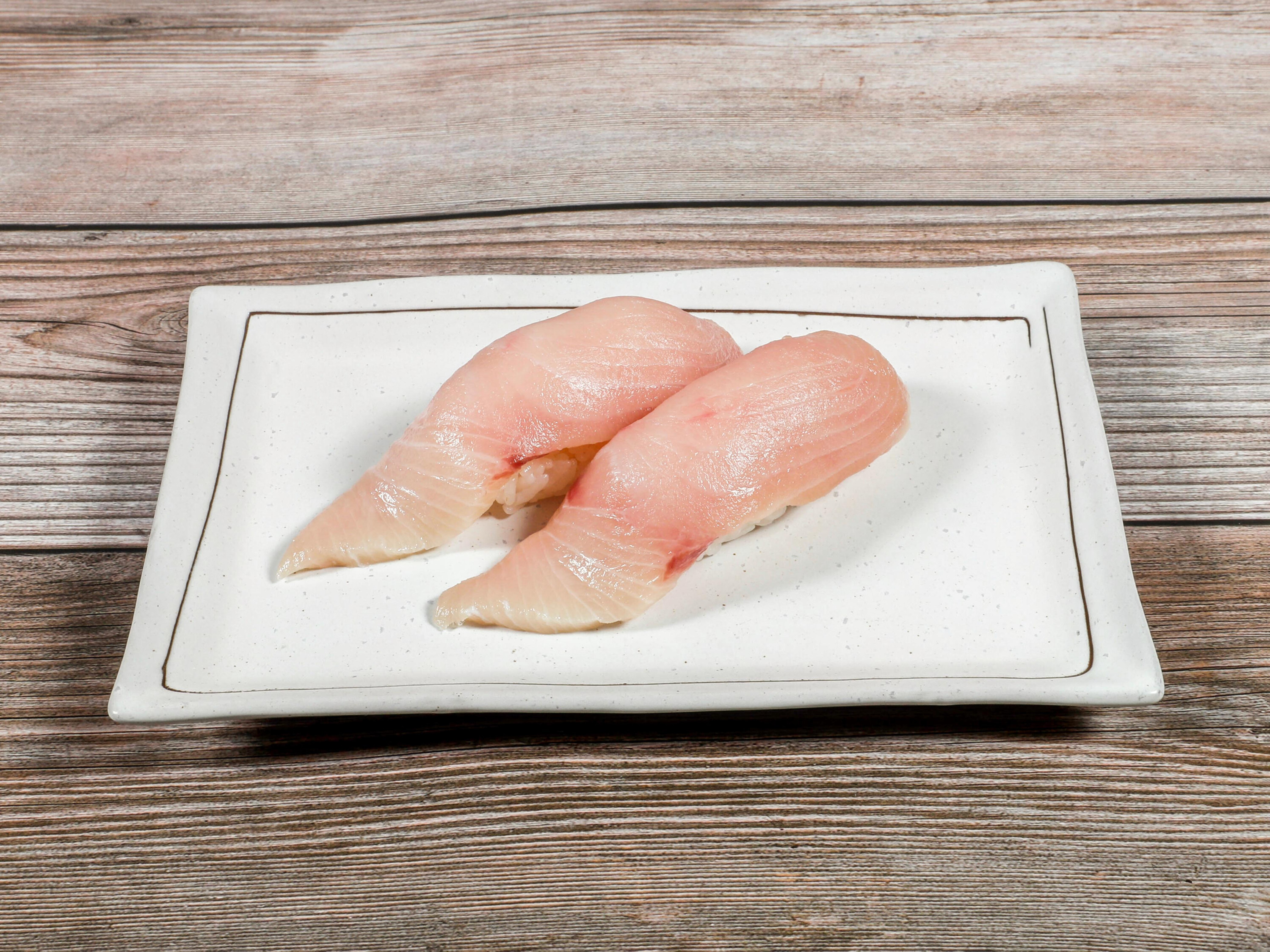 Order Hamachi Nigiri food online from Mr.Teriyaki Sushi store, Burlingame on bringmethat.com