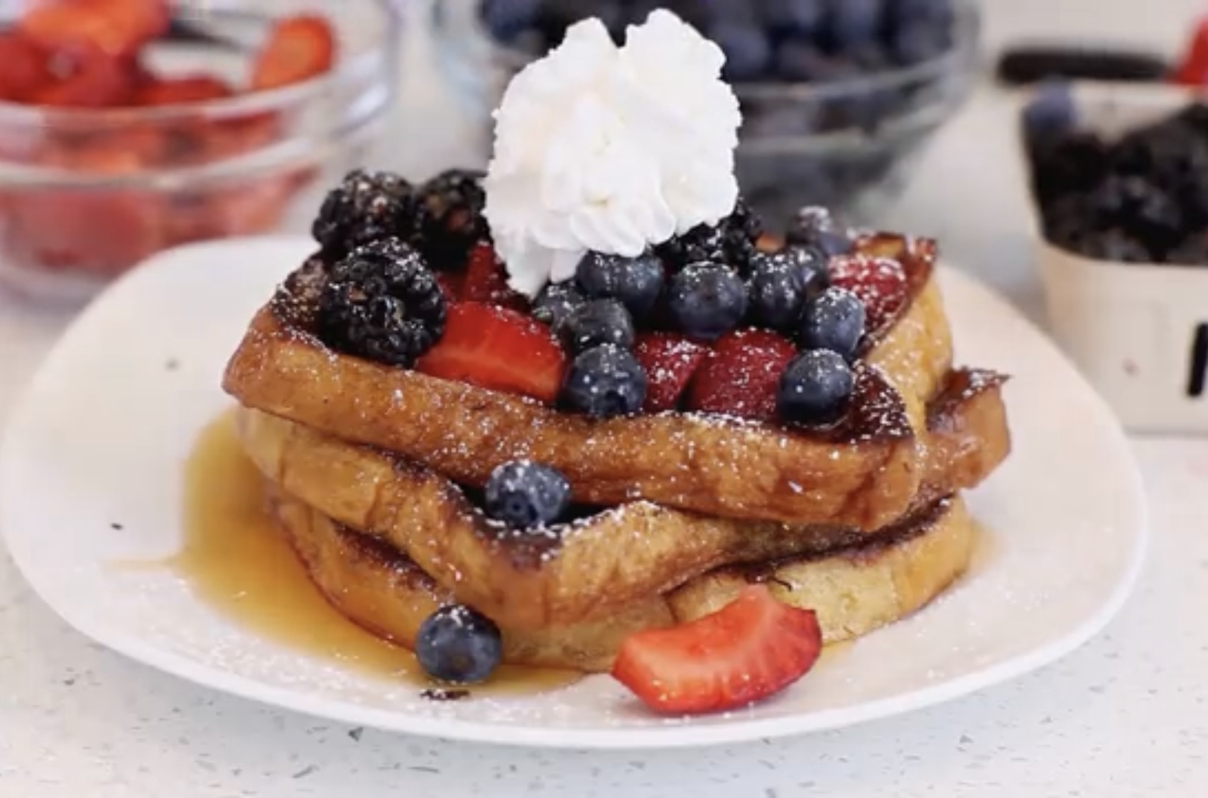 Order The Ultimate French Toast food online from Six Corners Café store, North Bergen on bringmethat.com