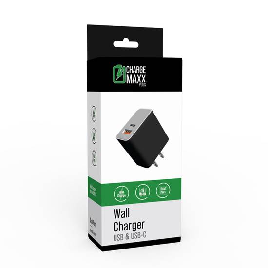 Order Charge Maxx Plus Wall Charger - Black food online from IV Deli Mart store, Goleta on bringmethat.com