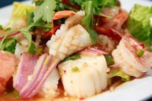 Order Seafood Salad food online from My Thai Restaurant store, La Habra on bringmethat.com