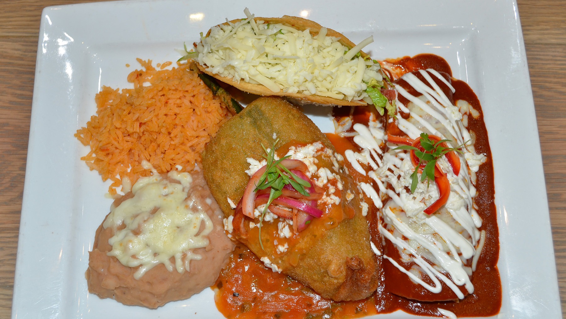 Order Taco, Enchilada and Chile Relleno food online from Panama Joe store, Long Beach on bringmethat.com
