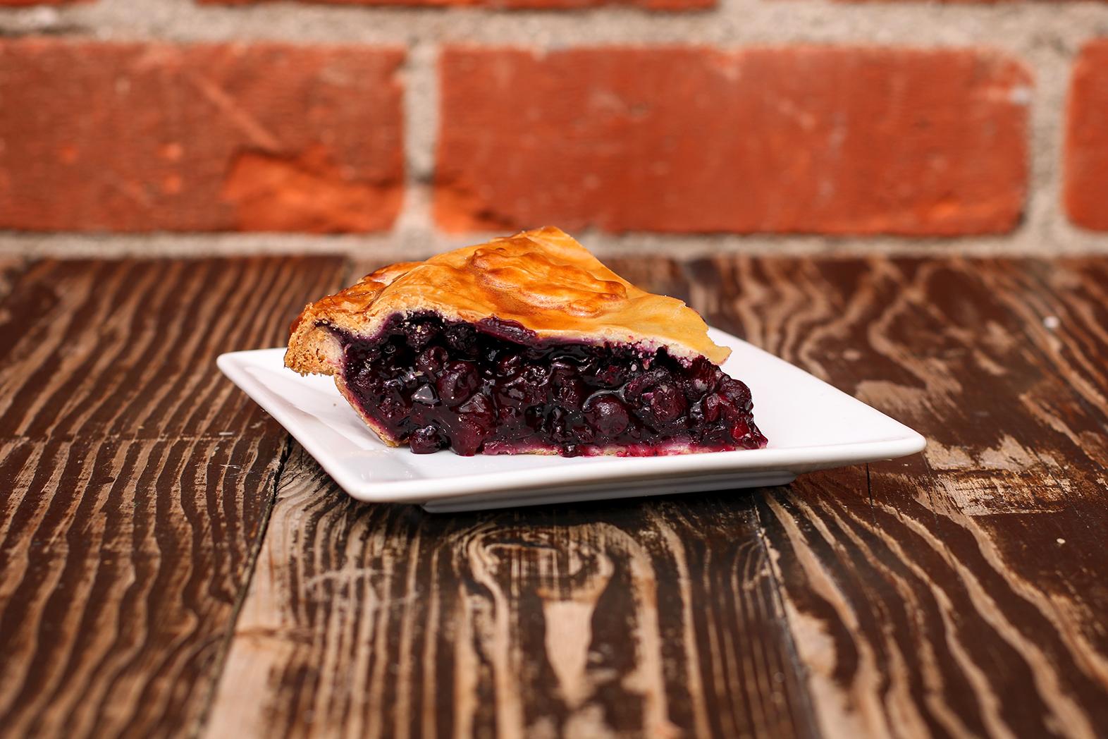 Order Blueberry Peach Pie SLICE food online from Republic Of Pie store, North Hollywood on bringmethat.com