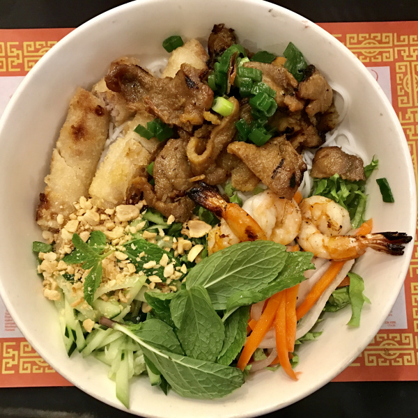 Order Bun Tom Thit Nuong Cha Gio food online from Pho Hanoi store, Lake Forest on bringmethat.com