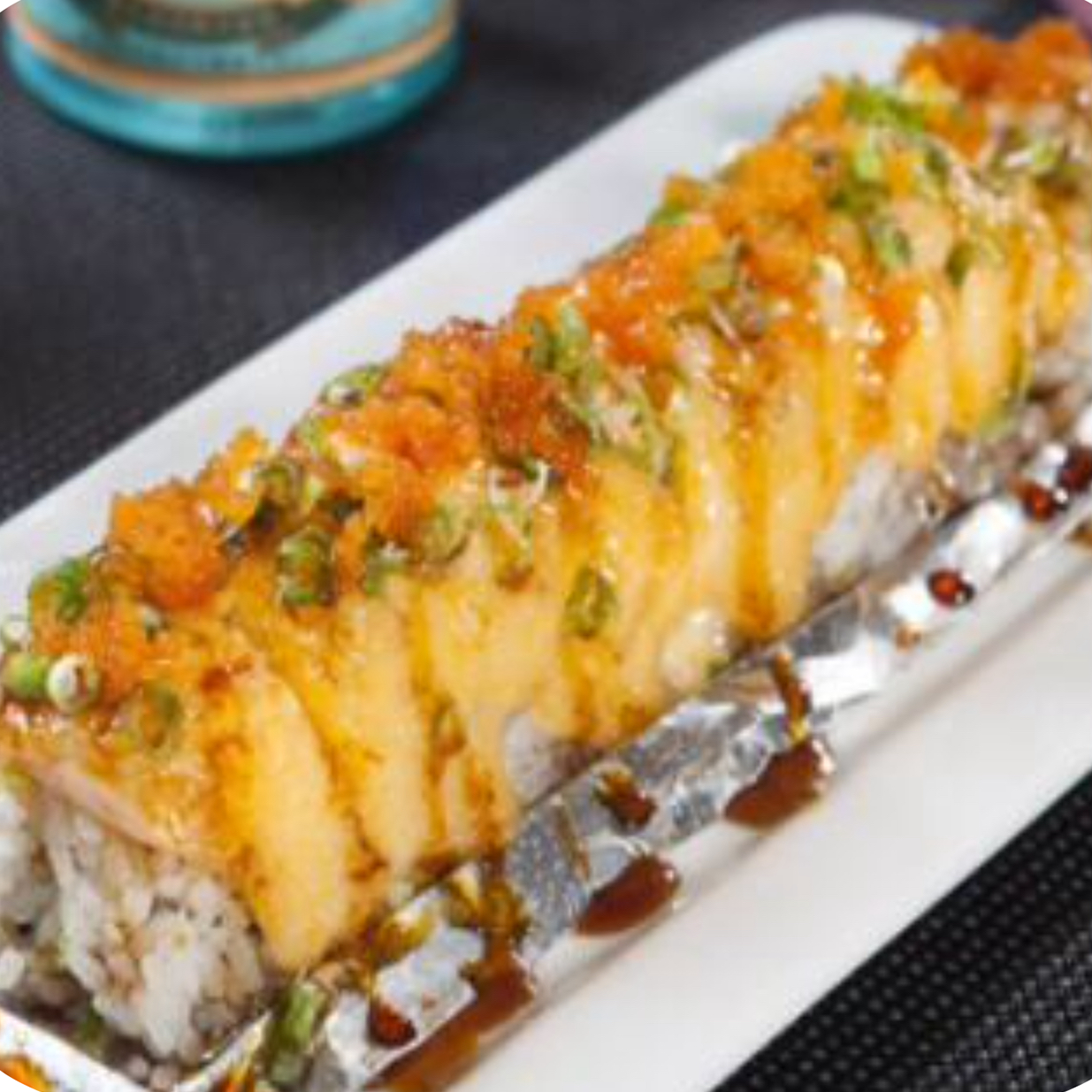 Order Baked Salmon food online from Roll Star Sushi store, Anaheim on bringmethat.com