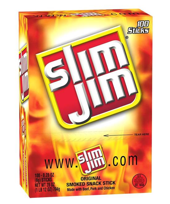 Order Slim Jim Smoked Snacks - Original food online from Exxon Food Mart store, Port Huron on bringmethat.com