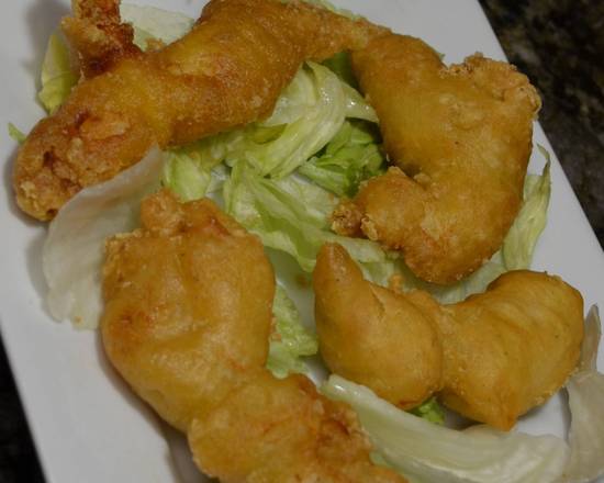 Order Cantonese Fried Shrimp (4 piece) food online from Golden Crown Chinese-American Restaurant store, Amherst on bringmethat.com
