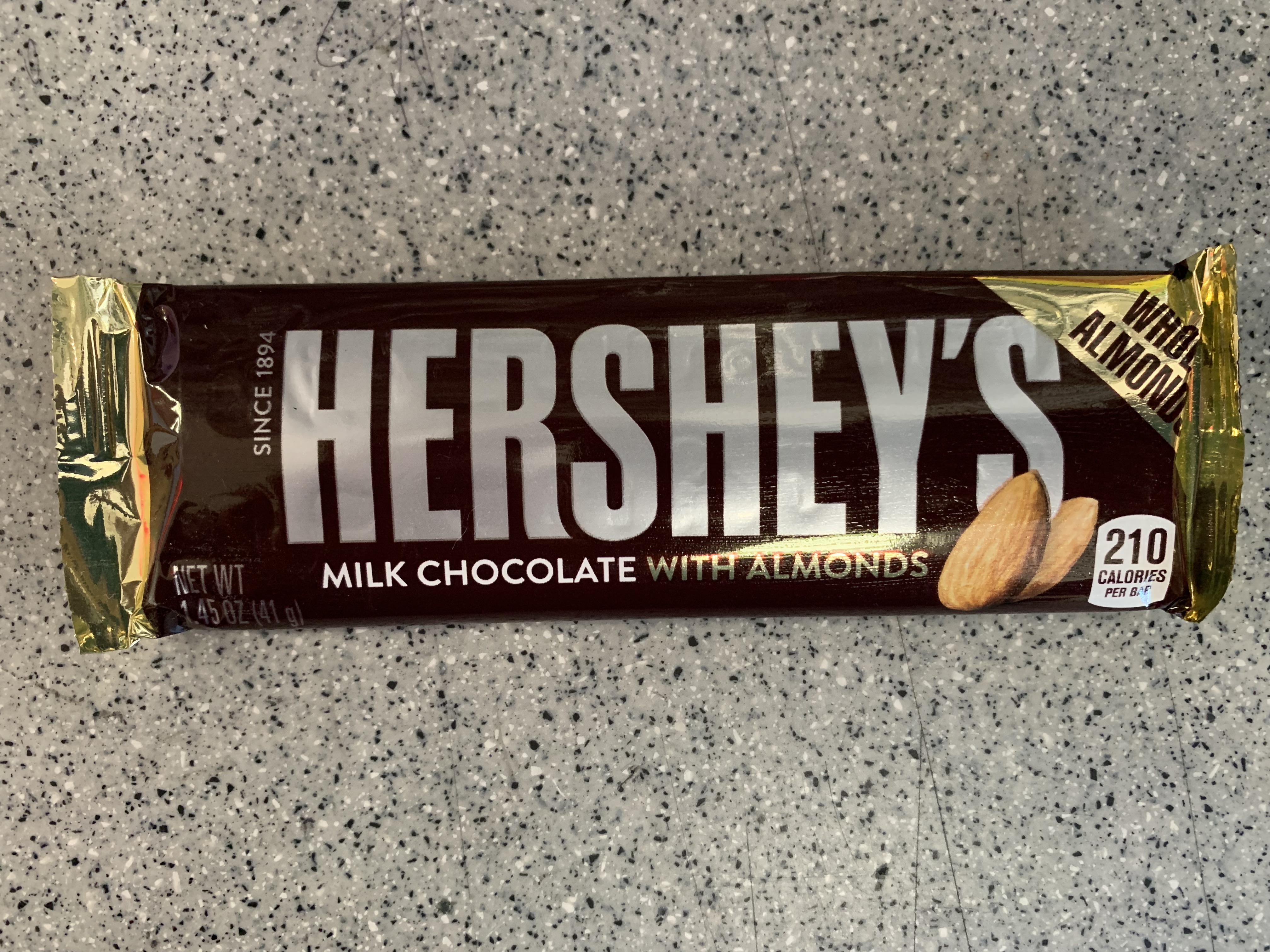 Order Hershey's Milk Chocolate w/ Almond food online from The Snack Stop store, Portsmouth on bringmethat.com