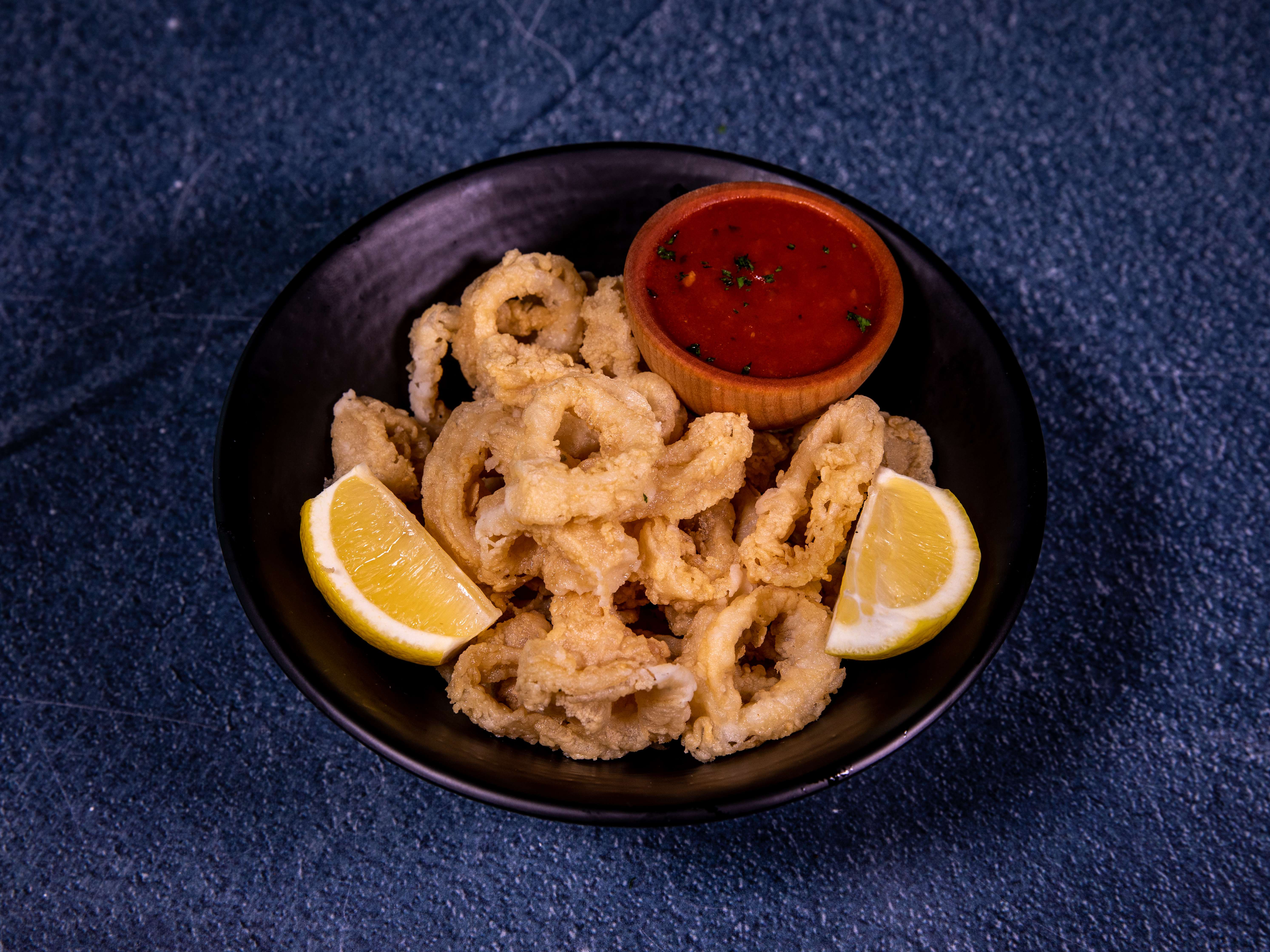 Order Calamari Lunch food online from Cappuccino store, Richardson on bringmethat.com