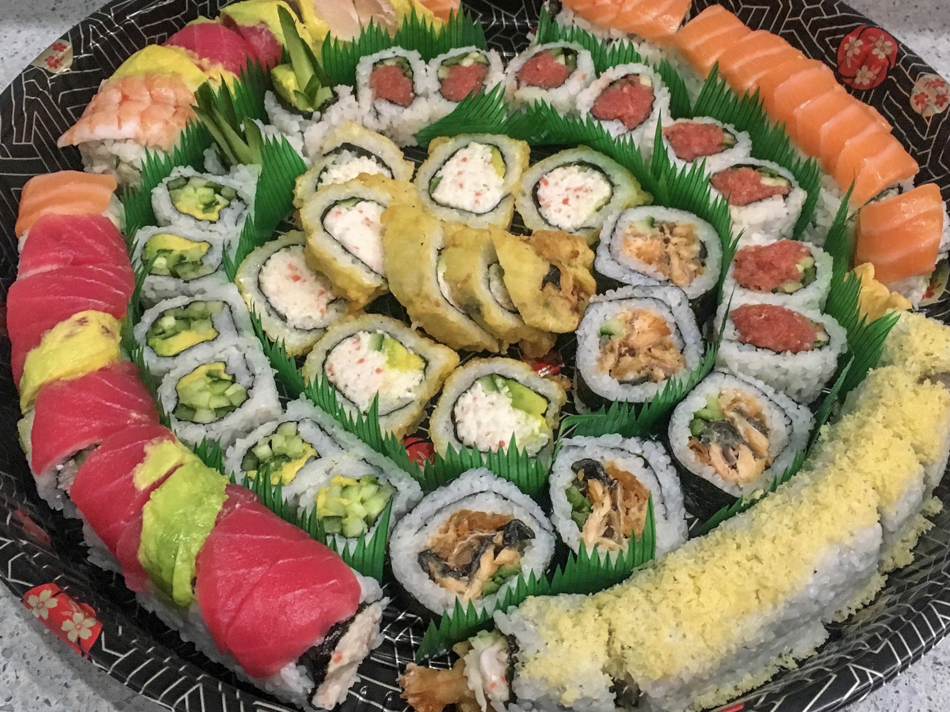 Order Party Tray B food online from Rollstop Sushi store, San Pedro on bringmethat.com