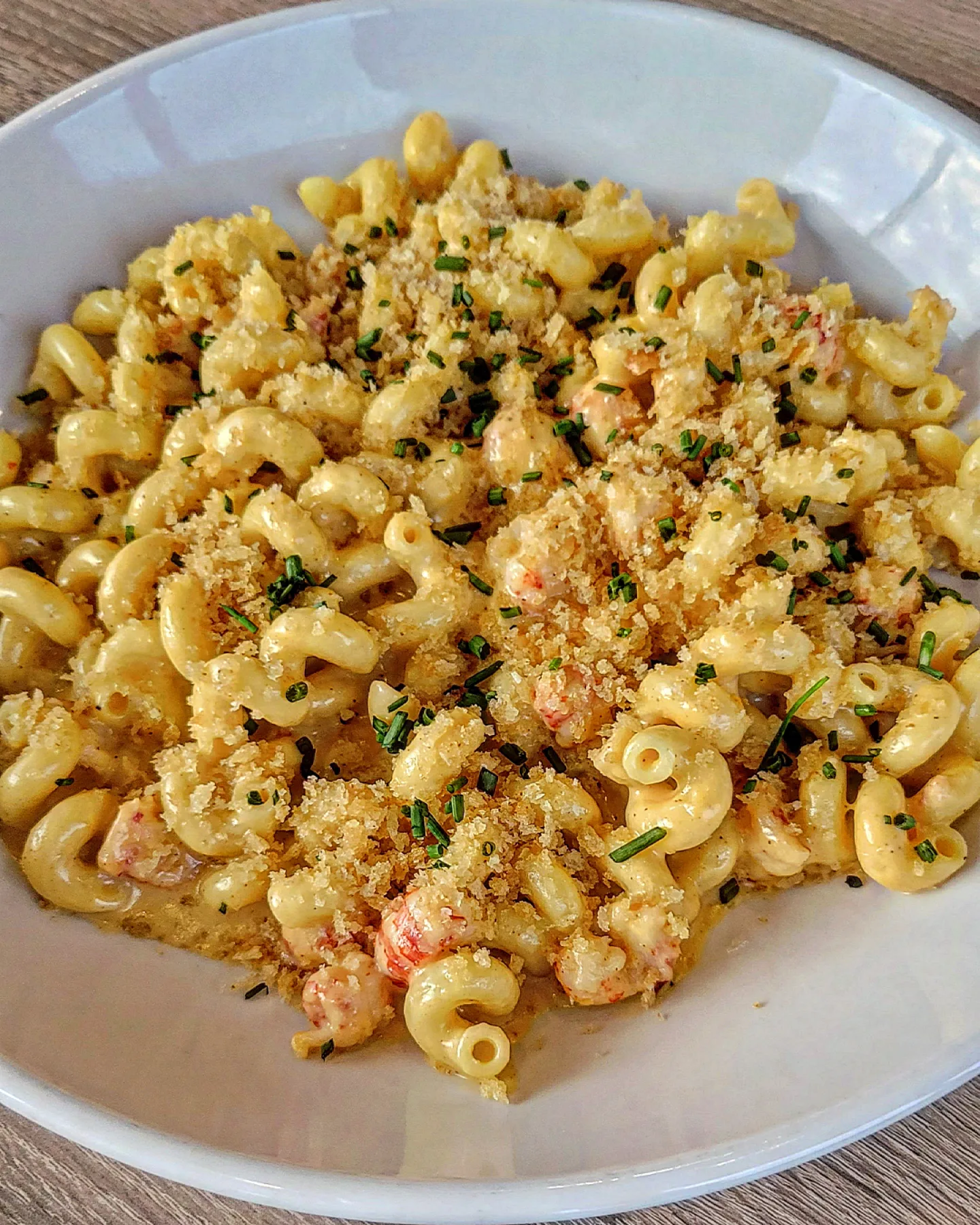 Order Langostino Lobster Mac N Cheese food online from Grill & Tap Room at Shadow Lake store, Penfield on bringmethat.com