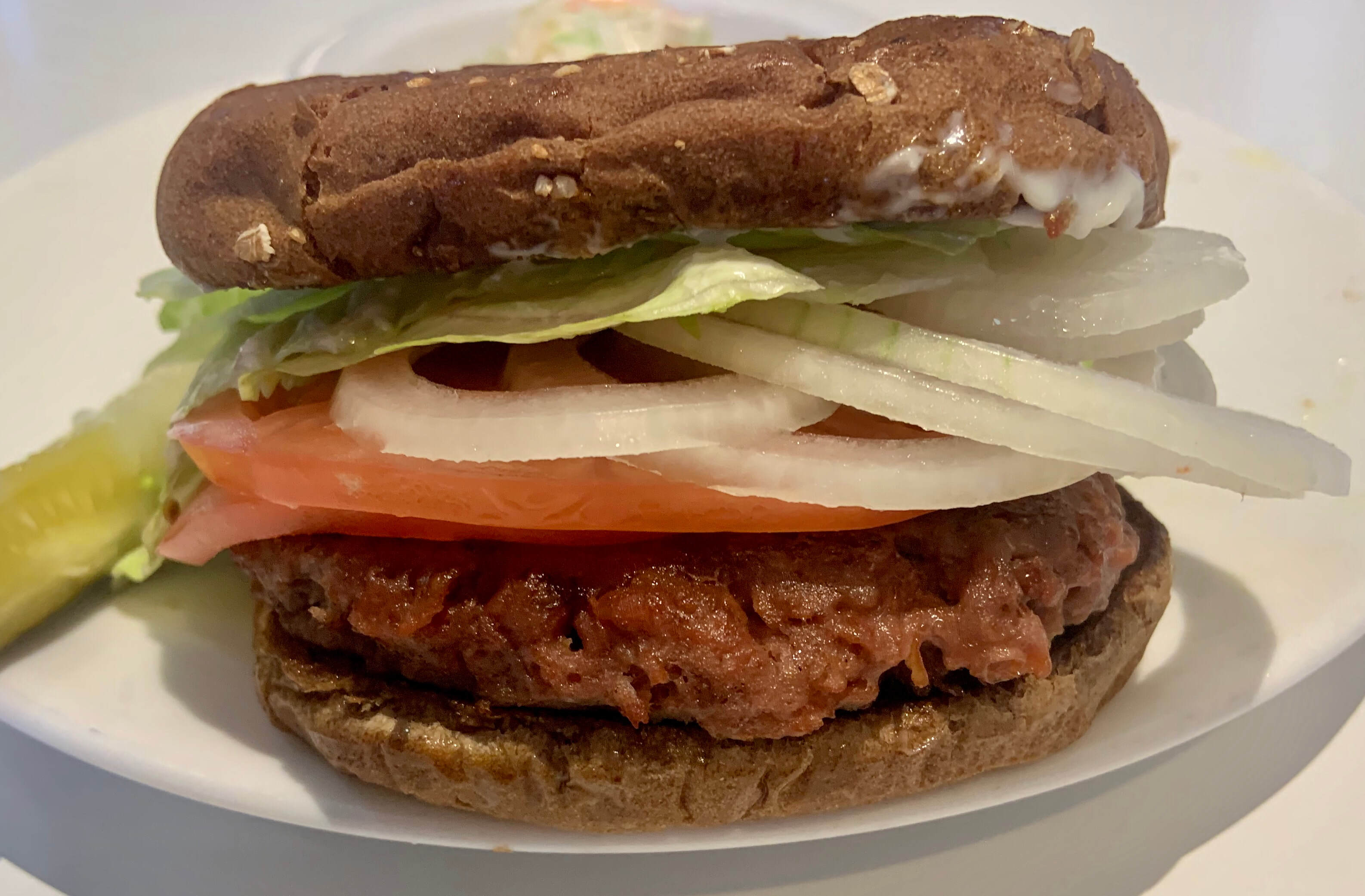Order Beyond Meat Cheese Burger food online from Cafe 50 store, Los Angeles on bringmethat.com
