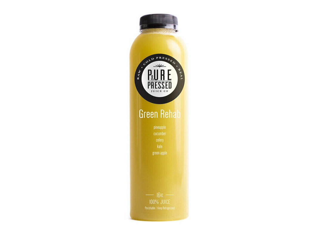 Order Green Rehab Juice food online from Pure & Pressed Juice store, Anchorage on bringmethat.com