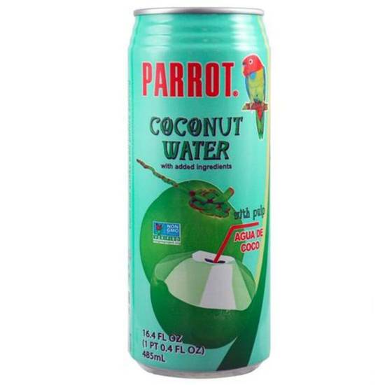 Order Parrot Coconut Water w/ Pulp food online from IV Deli Mart store, Goleta on bringmethat.com