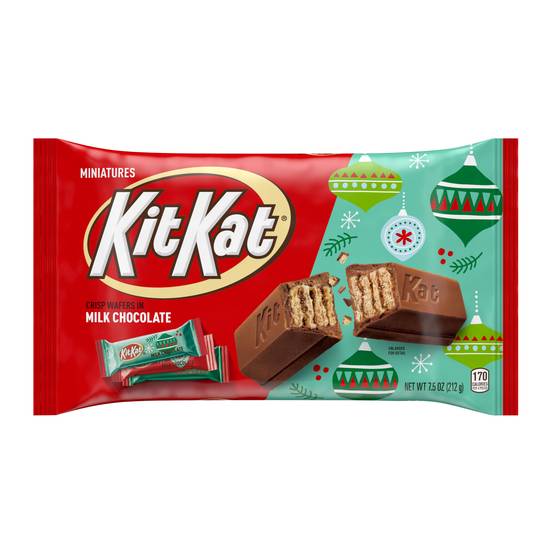 Order Kit Kat Mini With Holiday Foil - 7.5 oz food online from Rite Aid store, LEHIGHTON on bringmethat.com