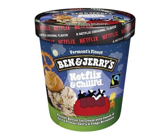 Order Ben & Jerry's Pint (Netflix & Chill'd) food online from Balboa Tap House store, San Diego on bringmethat.com
