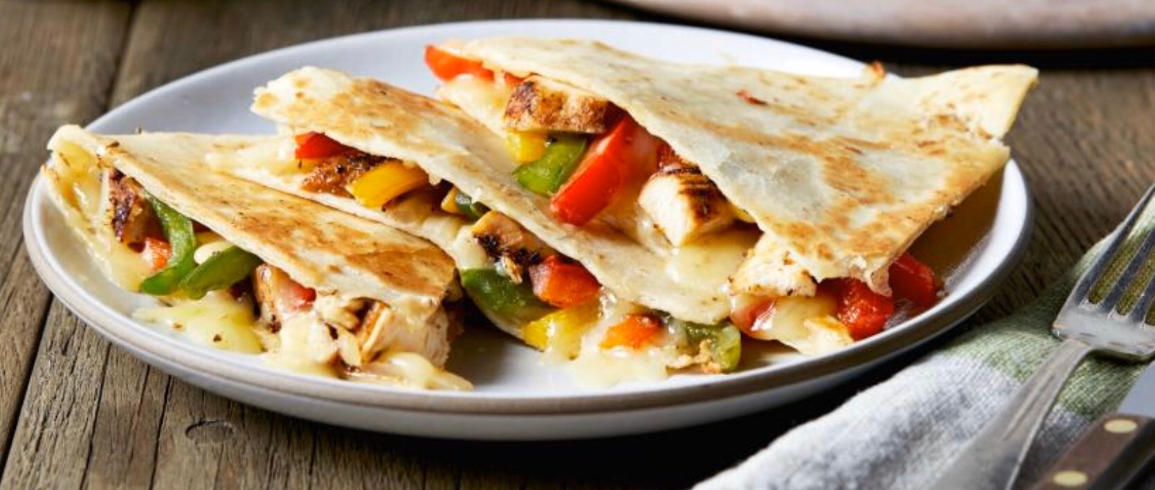 Order Grilled Chicken Quesadilla food online from The Dugout store, Ossining on bringmethat.com