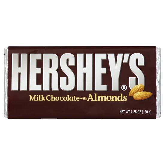 Order Hersheys Milk Chocolate Bar with Almonds (4.25 oz) food online from Rite Aid store, Yamhill County on bringmethat.com
