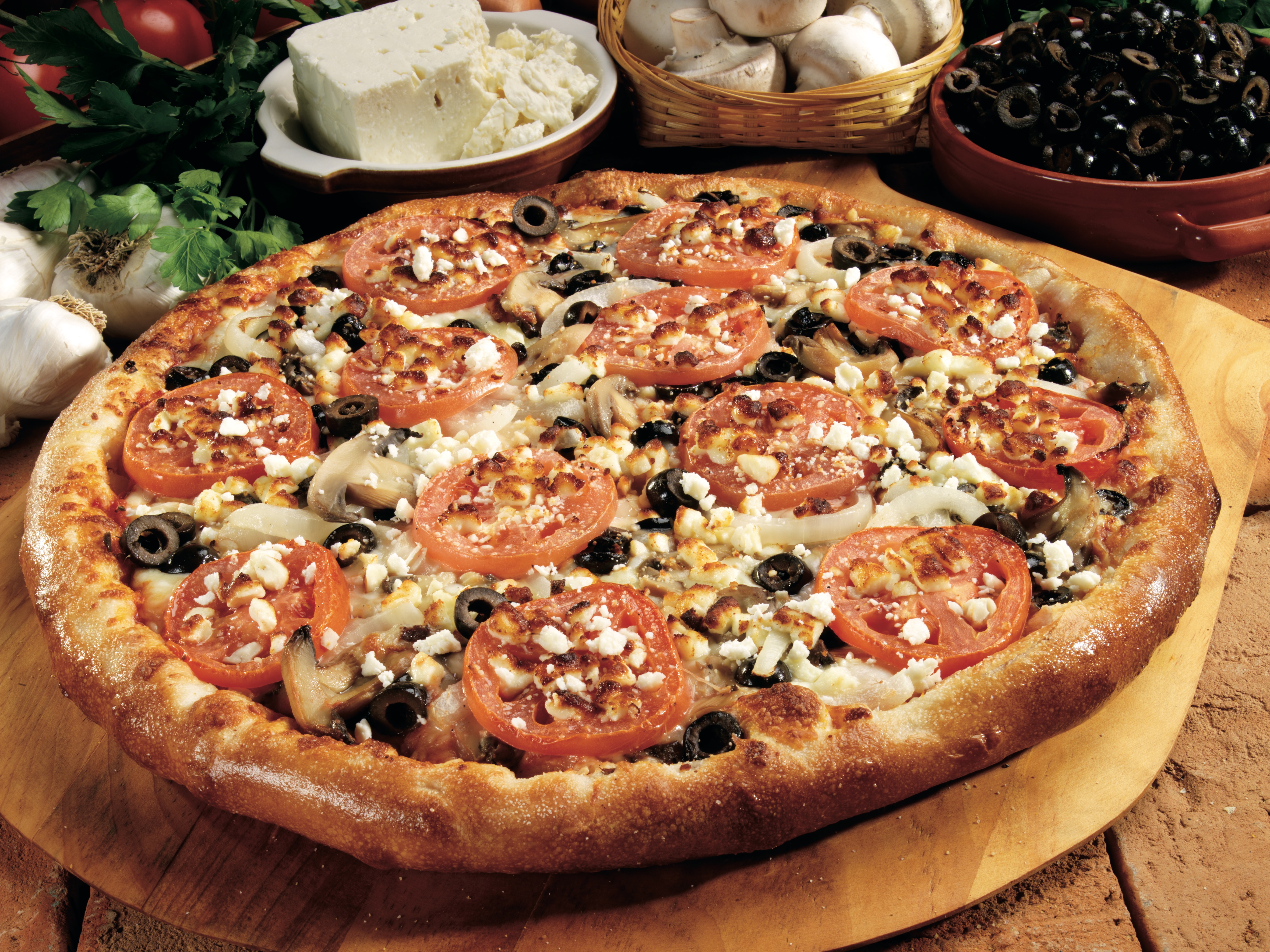 Order Garden Pizza food online from Marco's Pizza store, Oxnard on bringmethat.com